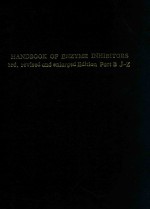 Handbook of enzyme inhibitors 3rd