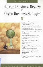 Harvard business review on green business strategy