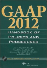 GAAP 2012 HANDBOOK OF POLICIES AND PROCEDURES