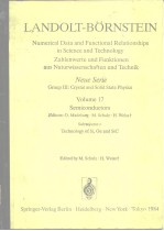 Landolt -Bornstein;Zahlenwerte und funktionen aus naturwissenschaften und technik;Neue Serie