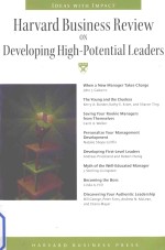 Harvard Business Review on Developing High-Potential Leaders