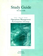 STUDY GUIDE FOR USE WITH OPERATIONS MANAGEMENT FOR COMPETITIVE ADVANTAGE  NINTH EDITION