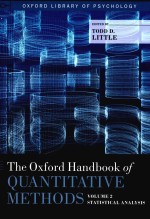 THE OXFORD HANDBOOK OF QUANTITATIVE METHODS VOLUME 2 STATISTICAL ANALYSIS