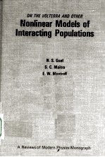 NONLINEAR MODELS OF INTERACTING POPULATIONS