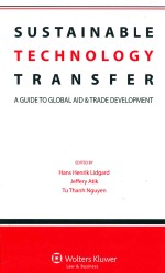 SUSTAINABLE TECHNOLOGY TRANSFER  A GUIDE TO GLOBAL AID & TRADE DEVELOPMENT