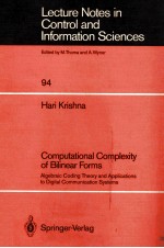 COMPUTATIONAL COMPLEXITY OF BILINEAR FORMS