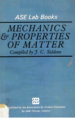 ASE LAB BOOKS MECHANICS AND PROPERITES OF MATTER