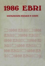 1986 EBRI: Bioengineering research in Europe