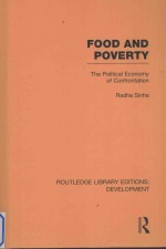 FOOD AND POVERTY:THE POLITICAL ECONOMY OF CONFRONTATION  VOLUME 4