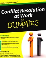 Conflict Resolution at Work for Dummies