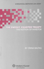 THE ENERGY CHARTER TREATY THE NOTION OF INVESTOR