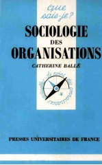 Sociologie Des Organisations