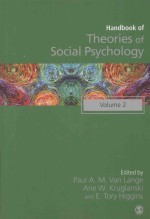 HANDBOOK OF THEORIES OF SOCIAL PSYCHOLOGY  VOLUME 2