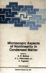 Microscopic Aspects of Nonlinearity in Condensed Matter