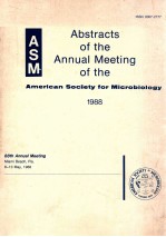 Abstracts of the annual meeting of the ASM 1988