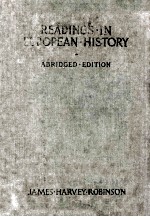 READINGS IN EUROPEAN HISTORY ABRIDGED EDITION