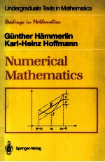 NUMERICAL MATHEMATICS TRANSLATED BY LARRY SCHUMAKER WITH 76 ILLUSTRATIONS