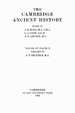 THE CAMBRIDGE ANCIENT HISTORY VOLUME Ⅱ