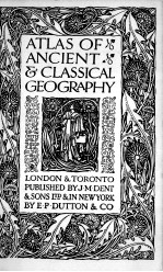 ATLAS OF ANCIENT & CLASSICAL GEOGRAPHY