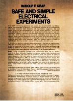 Safe and Simple Electrical Experriments