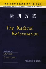 THE RADICAL REFORMATION