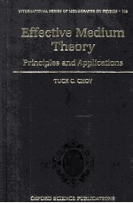 Effective Medium Theory:Principles and Applications