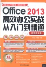 Office 2013高效办公实战从入门到精通  视频教学版