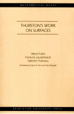 Thurston's Work on Surfaces