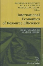 International Economics of Resource Efficiency:Eco-Innovation Policies for a Green Economy