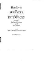 Handbook of Surfaces and interfaces