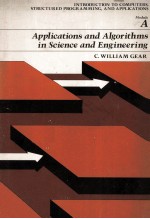 APPLICATIONS AND ALGORITHMS IN SCIENCE AND ENGINEERING