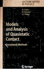 MODELS AND ANALYSIS OF QUASISTATIC CONTACT VARIATIONAL METHODS