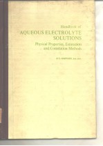 Handbook of aqueous electrolyte solutions :physical properties