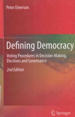 DEFINING DEMOCRACY  VOTING PROCEDURES IN DECISION-MAKING