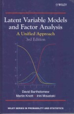 LATENT VARIABLE MODELS AND FACTOR ANALYSIS:A UNIFIED APPROACH  3RD EDITION