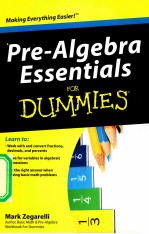 Pre-algebra Essentials for Dummies