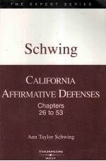 CALIFORNIA AFFIRMATIVE DEFENSES 2004 EDITION VOLUME 2