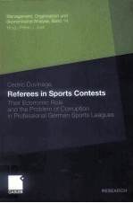 CEDRIC DUVINAGE REFEREES IN SPORTS CONTESTS