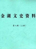 金湖文史资料  第8辑  上  金湖政协20年