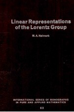 LINEAR REPRESENTATIONS OF THE LORENTZ GROUP