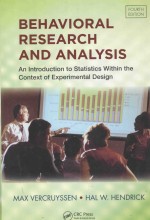 BEHAVIORAL RESEARCH AND ANALYSIS  AN INTRODUCTION TO STATISTICS WITHIN THE CONTEXT OF EXPERIMENTAL D