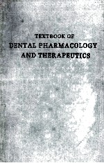 Textbook of dental pharmacology and therapeutics