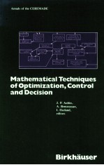 MATHEMATICAL TECHNIQUES OF OPTIMIZATION，CONTROL AND DECISION