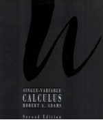 SINGE-VARIABLE CALCULUS  SECOND EDITION