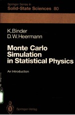 MONTE CARLO SIMULATION IN STATISTICAL PHYSICS：AN INTRODUCTION