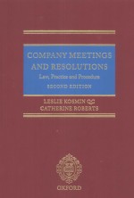 COMPANY MEETINGS AND RESOLUTIONS  LAW