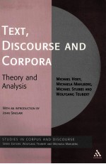 TEXT DISCOURSE AND CORPORA THEORY AND ANALYSIS