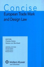 CONCISE EUROPEAN TRADE MARK AND DESIGN LAW