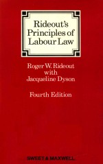 RIDEOUT'S PRINCIPLES OF LABOUR LAW  FOURTH EDITION