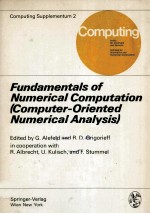 FUNDAMENTALS OF NUMERICAL COMPUTATION(COMPUTER-ORIENTED NUMERICAL ANALYSIS)